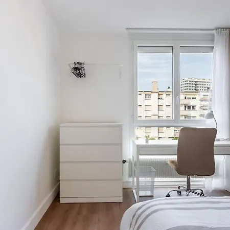 Le Chaleureux, 68M2, 6 Personnes, 3 Chambres, Avec Climatisation * 南锡